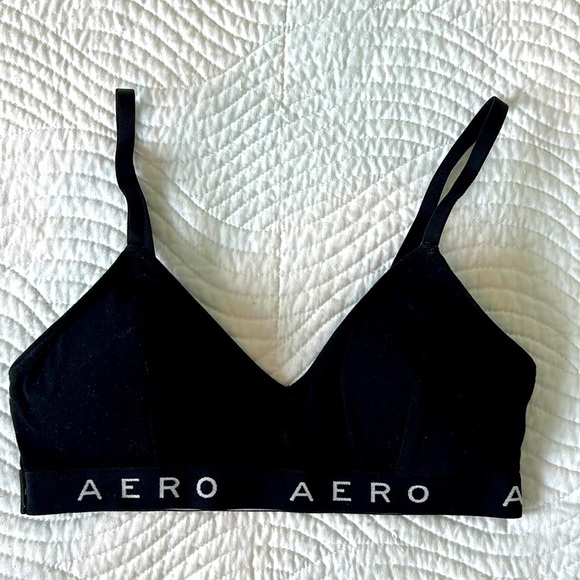 Aero Aeropostale Black Bralette - Picture 1 of 5